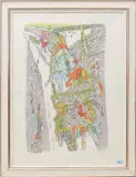 Heimwärts by Alois Carigiet, 1975, color lithograph, sold Jun 2023
