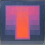 Ohne Titel by Karl Gerstner, color screenprint, sold Jun 2023
