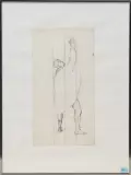 zugeschrieben Aufstreckender by Ferdinand Hodler, pencil, sold Jun 2023
