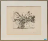 Kleines Chaos by Jean Tinguely, etching, sold Jun 2023