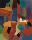 Toccableu by Maurice Estève, 1973, color lithograph, sold Mar 2023