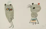 Aus: "L'Enface d'Ubu by Joan Miró, 1975, color lithograph, sold Mar 2023
