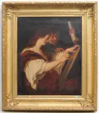 Allegorie der Geometrie by England, 18.Jh., oil on canvas, offered Mar 2023
