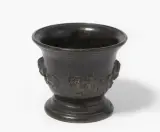 Italien, 16./17.Jh by Kleiner Mörser, bronze, sold Mar 2023