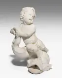 Italien, wohl Florenz, 16./17.Jh by Satyrknabe auf Delphin Brunnenfigur, marble, offered Mar 2023