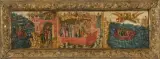 Russisch, um 1800 by Dreifelderikone mit Basma, tempera, sold Mar 2023