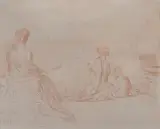 Après midi d'été by Édouard John Ravel, chalk, offered Mar 2023