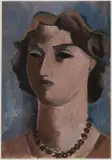 Portrait de femme by Rodolphe-Théophile Bosshard, 1927, oil on paper, sold Mar 2023
