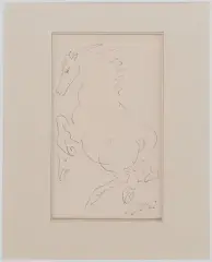Pferd by Hans Erni, ink, offered Mar 2023