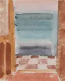 Blick durch die Türe by Louis Moilliet, 1933, gouache, offered Mar 2023