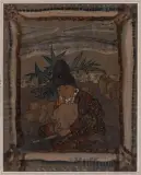 Le petit berger musicien by Charles-Clos Olsommer, gouache, sold Mar 2023