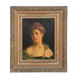 Untitled by Jules Frederic Ballavoine, circa 1890, oil on canvas, sold Apr 2023