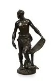 Le Travail by André Paul Arthur Massoulle, bronze, sold Apr 2023