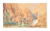 Untitled by Gunnar Widforss, watercolor on paper board, sold Jun 2023