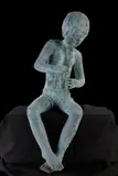 Untitled by Elsa Martinus, Bronze Garden Sculpture of a Boy, sold Jun 2025