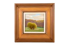 DE artist by Jon Redmond, oil on panel, sold Jun 2025