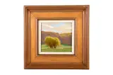 DE artist by Jon Redmond, oil on panel, sold Jun 2025
