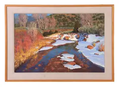 CO AZ artist by Andrew Peters, oil on masonite, sold Jun 2025