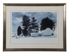 PA artist by Peter Sculthorpe, lithograph on paper, sold Jul 2025