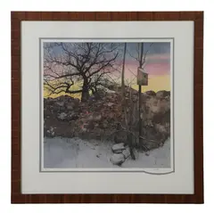 PA artist by Peter Sculthorpe, lithograph on paper, sold Jul 2025