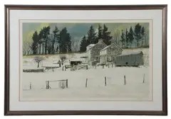 PA artist by Peter Sculthorpe, lithograph on paper, sold Jul 2025