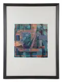 Abstract Painting "Spell Breaker by Bill Hoppe, gouache, sold Jul 2025