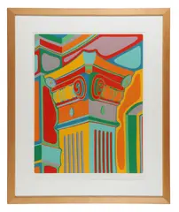 Untitled by Clayton Pond, screenprint, sold Jul 2025