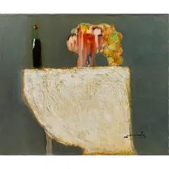 Untitled by Konstantin Totibadze, oil on canvas, sold Aug 2022