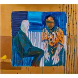 Parents by Zbigniew Nowicki, 1999, oil on canvas, sold Aug 2022
