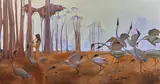 Calling the Herons by Sidney Lang, oil on canvas, sold Aug 2022