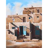 The Open Door by Sue Krzyston, 1989, oil on canvas, sold Aug 2022