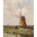 Maris (Dutch by Jacob Hendricus, oil on board, sold Aug 2022