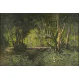 Tropics by Carl von Perbandt, oil on canvas, sold Aug 2022