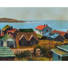 Untitled by Ben Abril, oil on canvas, sold Aug 2022