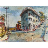 Untitled by Ben Abril, oil on canvas, sold Aug 2022