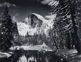 Half Dome from Sentinel Bridge by Ansel Adams, 1947, gelatin silver print, sold Sep 2022