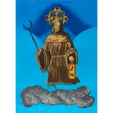 Mystery of Sleep (The Hermit) by Salvador Dalí, 1976, lithograph in colors from the "Visions Surrealiste" suite, sold Sep 2022
