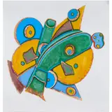 The Clock by Elizabeth Murray, 1993, screenprint, sold Sep 2022
