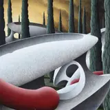 Untitled by Riupert Gatfield, oil on canvas, sold Sep 2022