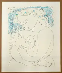 (École d'espagnol) by Pablo Picasso, lithograph, sold Mar 2021