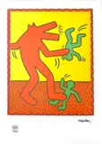 (École américaine) by Keith Haring, lithograph, sold Mar 2021