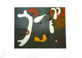 (École Espagnol) by Joan Miró, 1933, lithograph, sold Mar 2021