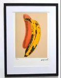 (Éole américaine) "Banana by Andy Warhol, lithograph, sold Mar 2021