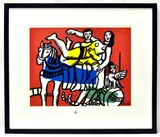 École Française by Fernand Léger, lithograph on Vellum paper, sold Mar 2021
