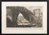 Veduta del Ponte Ferrato by Giovanni Battista Piranesi, Etching on Paper, sold Jun 2024