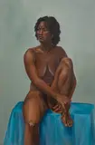 Portrait of a Seated Nude Woman by Penny Purpura, Oil on Canvas, sold Jun 2024