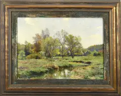 Untitled by Hugh Bolton Jones, oil on canvas, sold Nov 2023