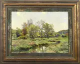 Untitled by Hugh Bolton Jones, oil on canvas, sold Nov 2023