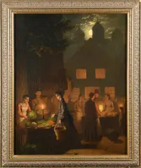 Untitled by Johan Mengels Culverhouse, oil on canvas, sold Nov 2023