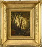 Untitled by Joseph Rusling Meeker, oil on canvas, sold Nov 2023
